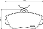 Textar 2363701 комплект тормозных колодок, дисковый тормоз на FORD USA TAURUS (P5_)