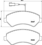 TEXTAR Колодки торм. FIAT DUCATO перед. к-т (2446703)