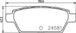 Textar 2458102 комплект тормозных колодок, дисковый тормоз на MAZDA 6 (GG)