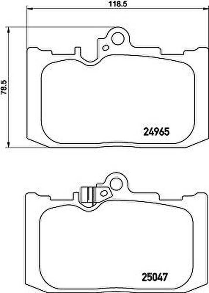 Textar 2496501 комплект тормозных колодок, дисковый тормоз на LEXUS GS (GRL1_, GWL1_)