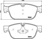 Textar 2506901 комплект тормозных колодок, дисковый тормоз на PEUGEOT 407 SW (6E_)