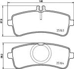Textar 2516305 комплект тормозных колодок, дисковый тормоз на MERCEDES-BENZ C-CLASS (W205)
