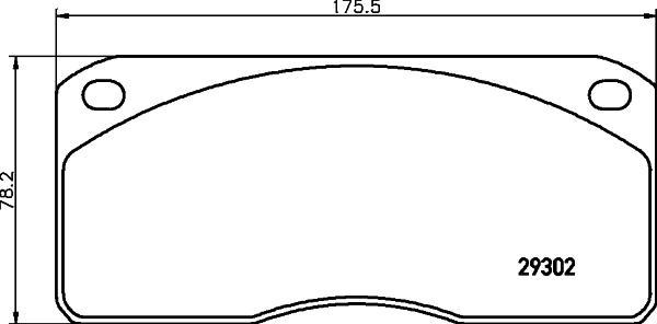 Textar 2930201 комплект тормозных колодок, дисковый тормоз на VOLVO FL 6