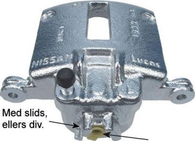 Textar 38177200 тормозной суппорт на NISSAN MICRA II (K11)