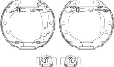 Textar 84052600 комплект тормозных колодок на PEUGEOT 406 Break (8E/F)