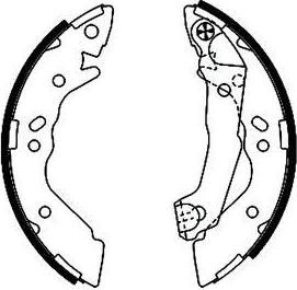 Textar 91056800 комплект тормозных колодок на HYUNDAI ATOS (MX)
