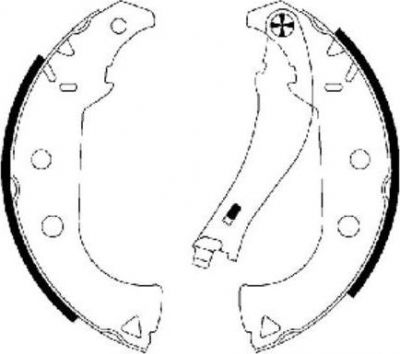 Textar 91064700 комплект тормозных колодок на FIAT PALIO Weekend (178DX)