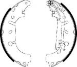 TEXTAR Колодки барабанные OPEL Corsa D 06- (1605459, 91065400)