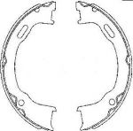 Textar 91073600 комплект тормозных колодок, стояночная тормозная с на JEEP CHEROKEE (KJ)