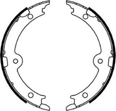 Textar 91074000 комплект тормозных колодок, стояночная тормозная с на LEXUS GS (GRS19_, UZS19_, URS19_, GWS19_)
