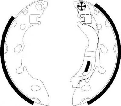 Textar 91079700 комплект тормозных колодок на FIAT PANDA (169)