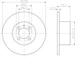 Textar 92011600 тормозной диск на 3 (E21)