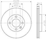 Textar 92012103 тормозной диск на AUDI 80 (81, 85, B2)