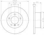Textar 92020300 тормозной диск на PUCH G-MODELL (W 461)