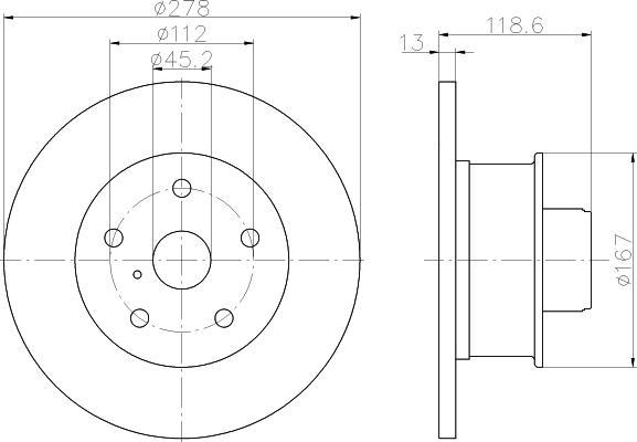 Textar 92022000 тормозной диск на VW TRANSPORTER III c бортовой платформой/ходовая часть