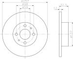 Textar 92034000 тормозной диск на FIAT CROMA (154)