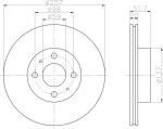 Textar 92044200 тормозной диск на FIAT CROMA (154)