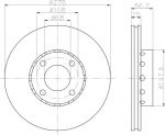 Textar 92060500 тормозной диск на AUDI 80 Avant (8C, B4)