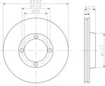 Textar 92062600 тормозной диск на HYUNDAI ACCENT I (X-3)
