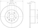 Textar 92075703 тормозной диск на OPEL VECTRA B (36_)