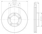 Textar 92080300 тормозной диск на TOYOTA HILUX II пикап (LN8_, RN5_, LN6_, YN6_, YN5_, LN5_, RN6_)