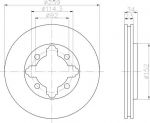 Textar 92081500 тормозной диск на ROVER 600 (RH)