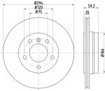 Textar 92097303 тормозной диск на 3 (E46)