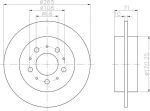 Textar 92097800 тормозной диск на VOLVO 960 II универсал (965)