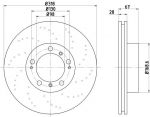 Textar 92100010 тормозной диск на PORSCHE 911 (996)