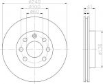 Textar 92111403 тормозной диск на OPEL CORSA C фургон (F08, W5L)