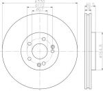 Textar 92151003 тормозной диск на MERCEDES-BENZ CLK (C209)