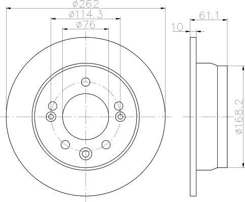 Textar 92161700 тормозной диск на HYUNDAI TUCSON (TLE)