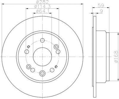 Textar 92165700 тормозной диск на HONDA CR-V II (RD_)