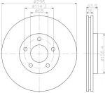 Textar 92167403 тормозной диск на NISSAN QASHQAI / QASHQAI +2 (J10, JJ10)