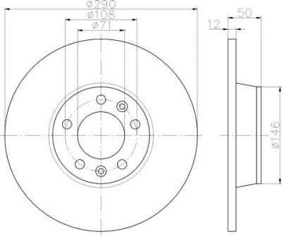 Textar 92195803 тормозной диск на PEUGEOT 407 купе (6C_)
