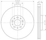 Textar 92237603 тормозной диск на FIAT DOBLO c бортовой платформой/ходовая часть (263)