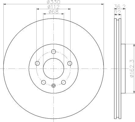 Textar 92238303 тормозной диск на AUDI A8 (4H_)