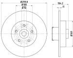 Textar 92252900 тормозной диск на RENAULT MEGANE II (BM0/1_, CM0/1_)