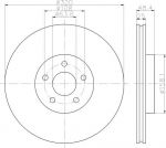 Textar 92262203 тормозной диск на FORD TRANSIT CONNECT фургон