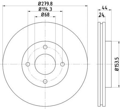 Textar 92269203 тормозной диск на NISSAN TIIDA Наклонная задняя часть (C11X)