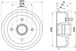 Textar 94012900 тормозной барабан на FORD KA (RB_)