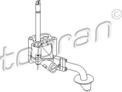 Topran 101 444 масляный насос на AUDI 80 (81, 85, B2)