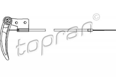 Topran 102 655 тросик замка капота на VW JETTA I (16)