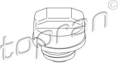 Topran 102 747 крышка, топливной бак на OPEL ZAFIRA B Van