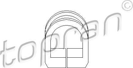 Topran 102 803 подвеска, рулевое управление на VW GOLF III (1H1)