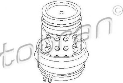 Topran 103 018 подвеска, двигатель на VW GOLF III (1H1)