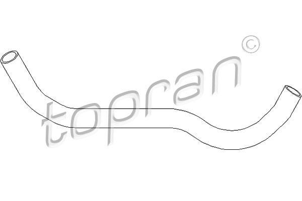 Topran 103 382 шланг радиатора на VW PASSAT (32B)