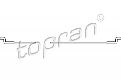 Topran 108 712 трос, регулировка спинки сидения на SEAT IBIZA II (6K1)