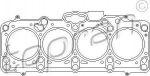 Topran 109 359 прокладка, головка цилиндра на VW GOLF IV (1J1)