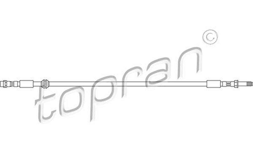 Topran 110 406 тормозной шланг на VW MULTIVAN V (7HM, 7HN, 7HF, 7EF, 7EM, 7EN)